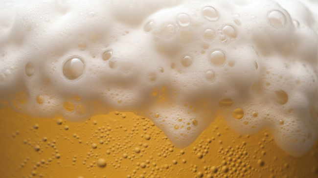 夏日啤酒酒花气泡背景图片