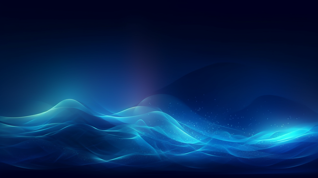 蓝色创意科技光效变幻线背景图片