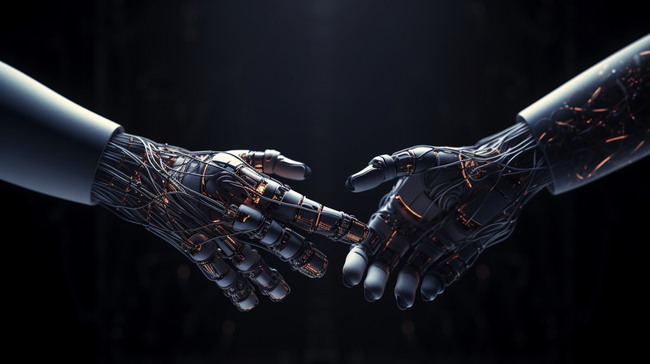 人工智能科技机械臂机械手臂图片