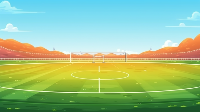 绿色足球场体育操场背景图片
