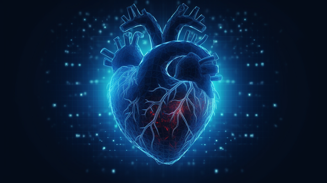科技器官透视图心脏图片