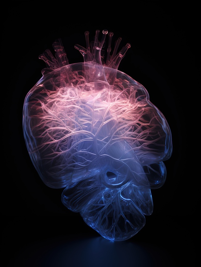半透明材料人体心脏医学背景10图片