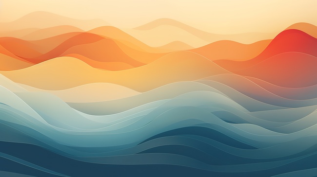 山河湖海抽象线条简单背景14图片