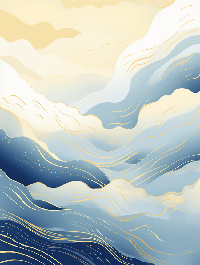 中国风描金山水纹理背景2图片