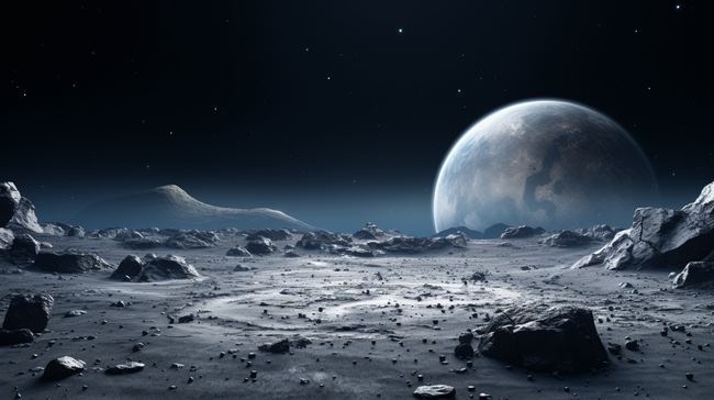科技感星球宇宙月球探索背景22图片