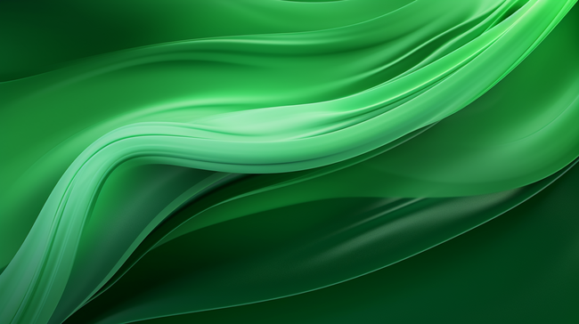 绿色曲线纹理质感插画6图片
