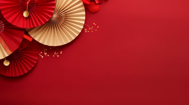 中国风新年红色喜庆通用背景5图片