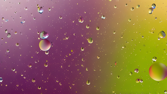 双十二闪亮日化彩色抽象泡泡水滴底纹背景图片