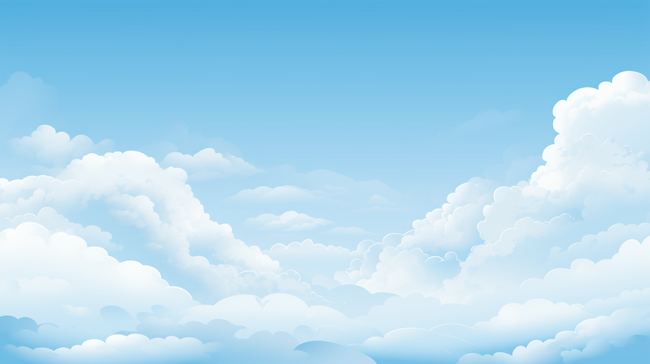 蓝色白云天空背景15图片