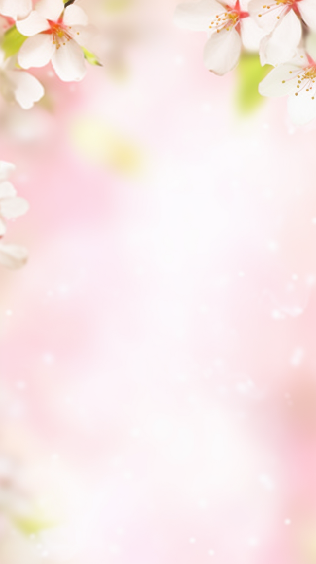 春天粉白色杏花背景图片