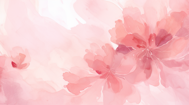 春天粉色花叶印花底纹图片图片