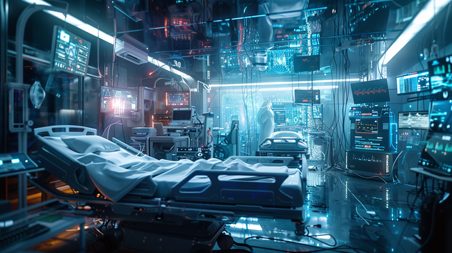 现代医疗设备急诊诊室的背景2图片