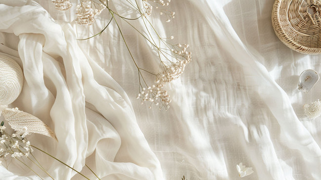 纯色丝绸合成创意素材背景图片