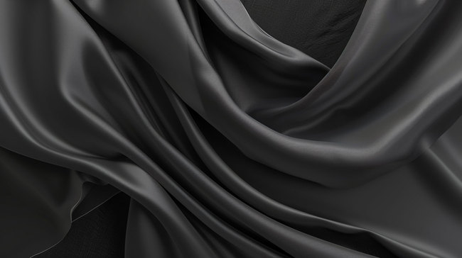 黑色丝绸纹理合成创意素材背景图片