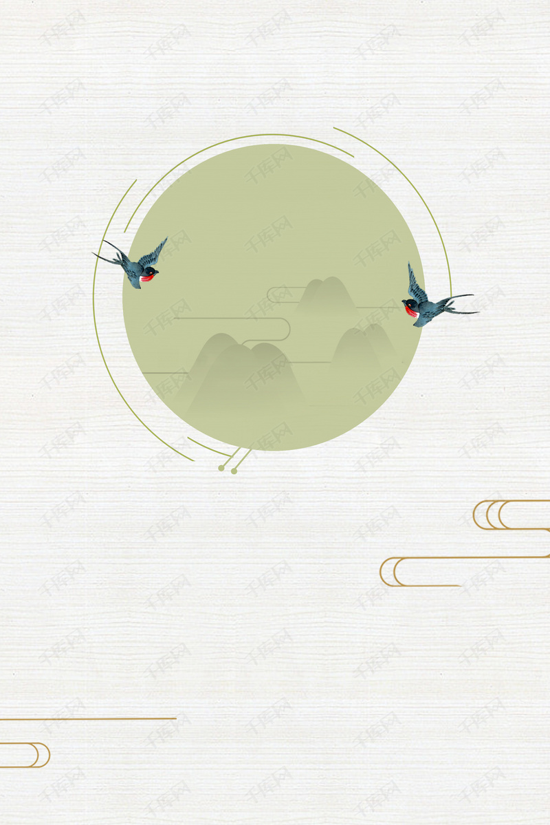 古风七夕主题海报背景图片免费下载_广告背景