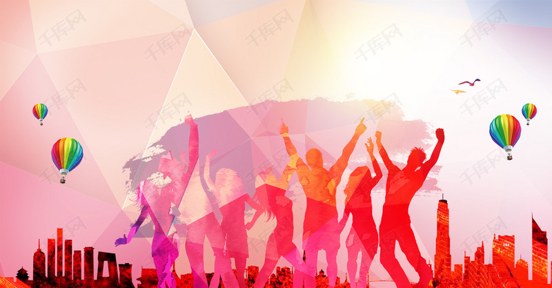 开学季校园迎新学校展板背景图片免费下载_海