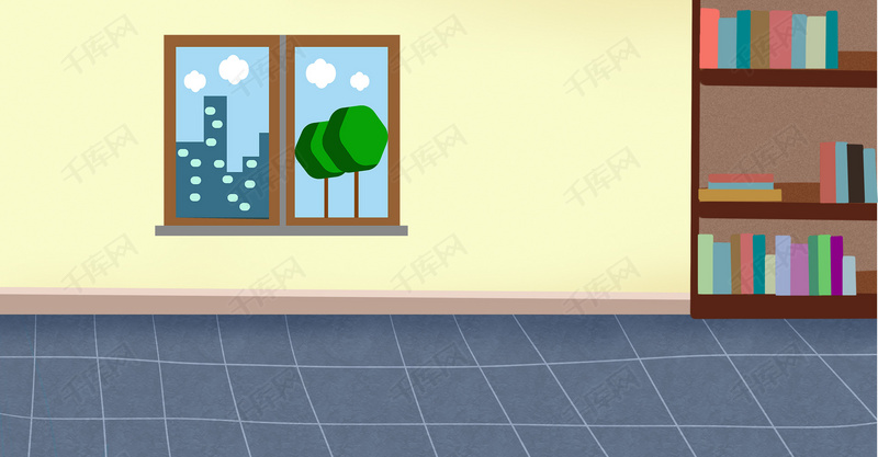 卡通手绘简约家装海报背景图片免费下载_海报