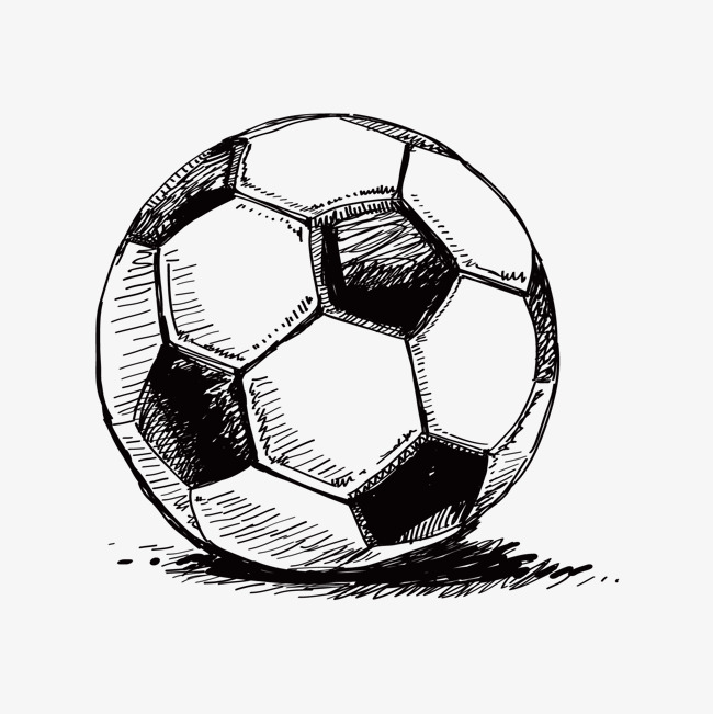 手绘足球素材图片免费下载_高清装饰图案psd