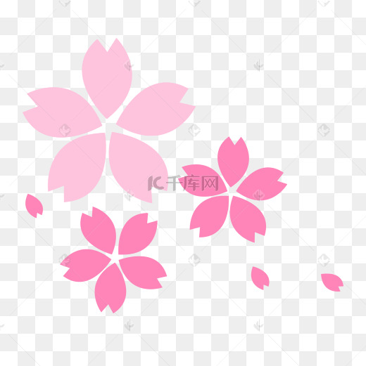 樱花矢量图图片-樱花矢量图图片素材免费下载-千库网