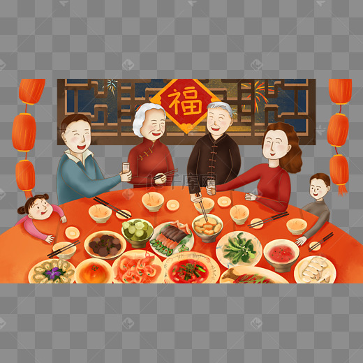过年场景