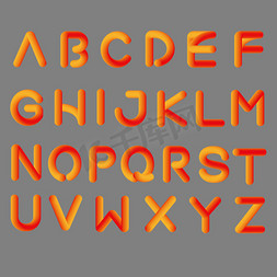 立体字母艺术字