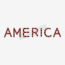LCR美国免抠艺术字图片_美国国旗字母