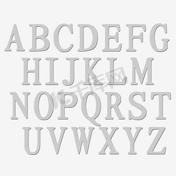 字母设计免抠艺术字图片_复古英文字母设计矢量图