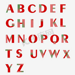 or字母免抠艺术字图片_线性折叠创意字母