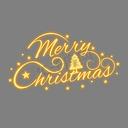 merrychristmas变形字
