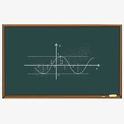 数学免抠艺术字图片_手写数学抛物线矢量图