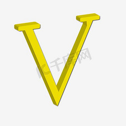 英文字母V
