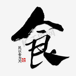 经典个性签名字体免抠艺术字图片_食创意艺术字