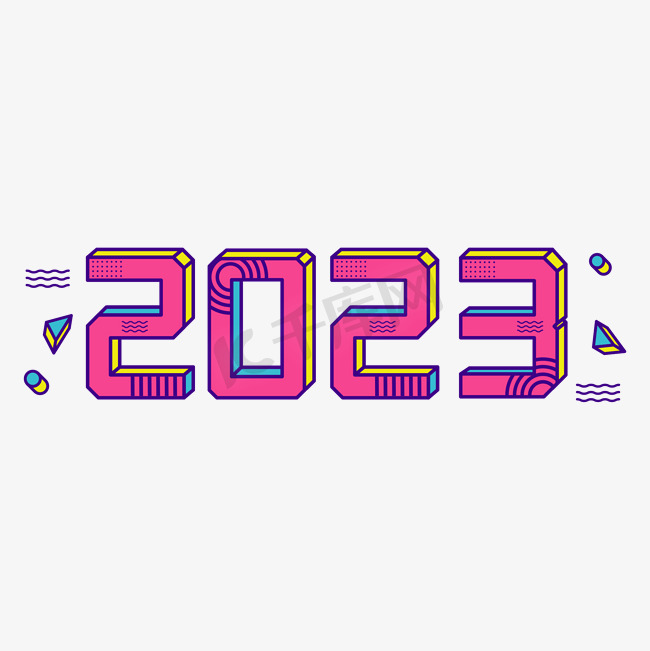 2023粉色孟菲斯图片
