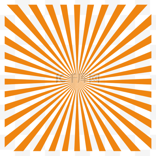 橙色橘黄色线条放射状态效果图片