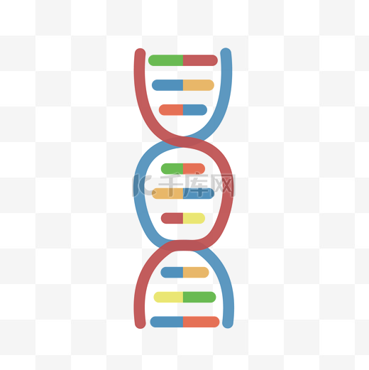 简约DNA基因链图形图片