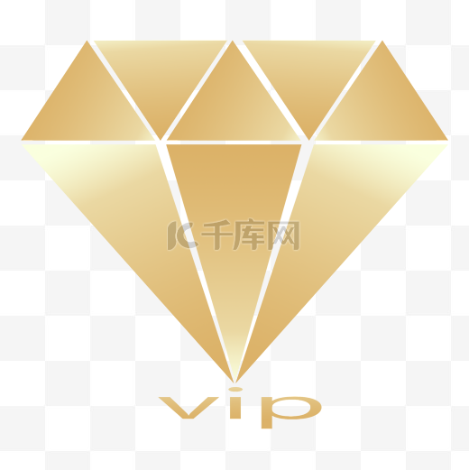 金色立体VIP字母图片