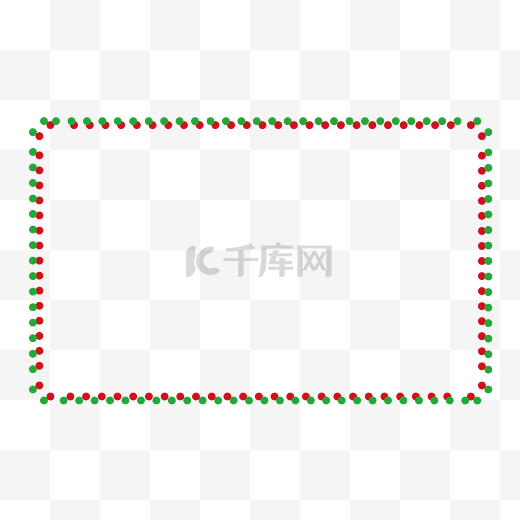 圣诞节斑点贺卡卡通边框图片