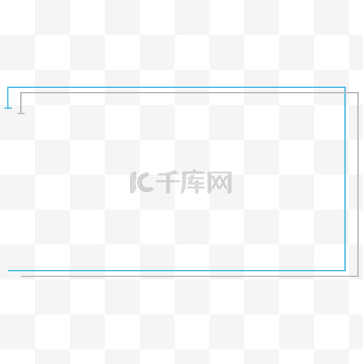 蓝色科技线框矢量图图片