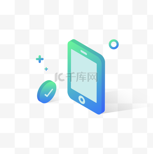 app操作成功提示矢量图标图片