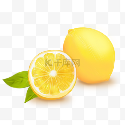 水果主题之柠檬插画图片