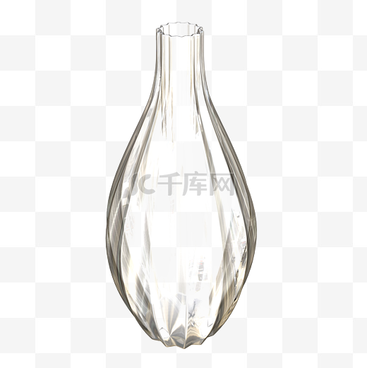 玻璃容器高透花瓶图片