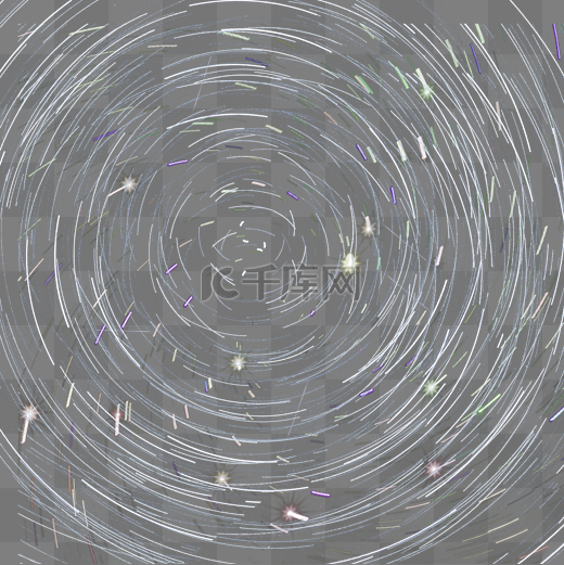 质感星点光点自然科幻星轨元素图片