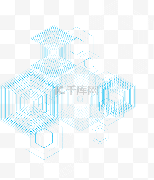 卡通科技光效装饰线条图片