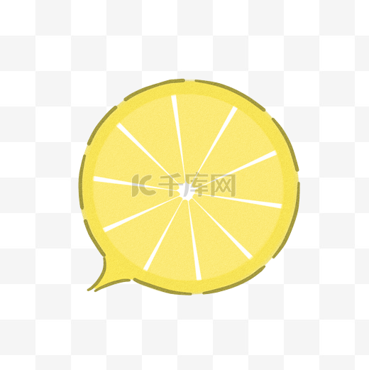 边框水果柠檬可爱卡通图片