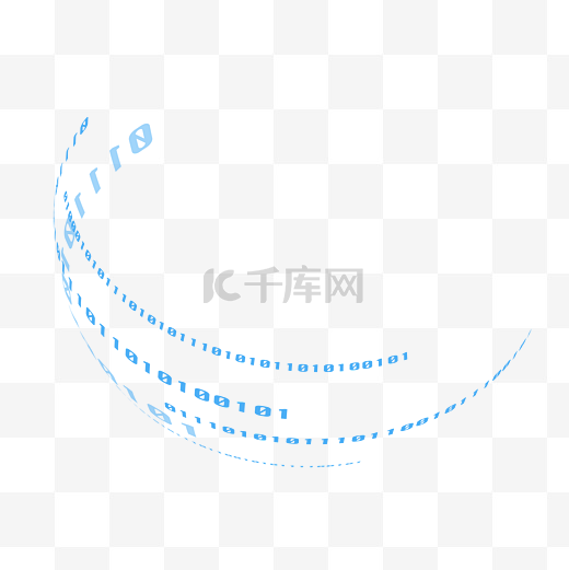 科技感数字组合圆弧形形状装饰图案效果图片