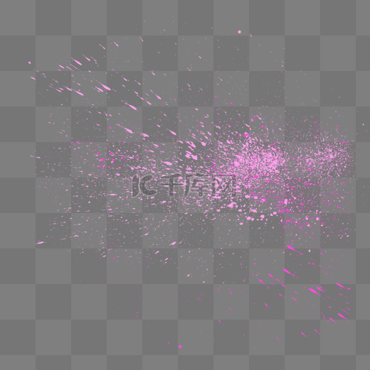 粉红飞溅喷溅元素图片