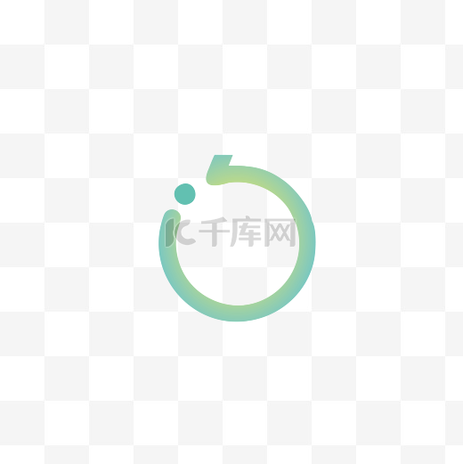 蓝色渐变圆环淘宝嘉年华电商logo元素图片