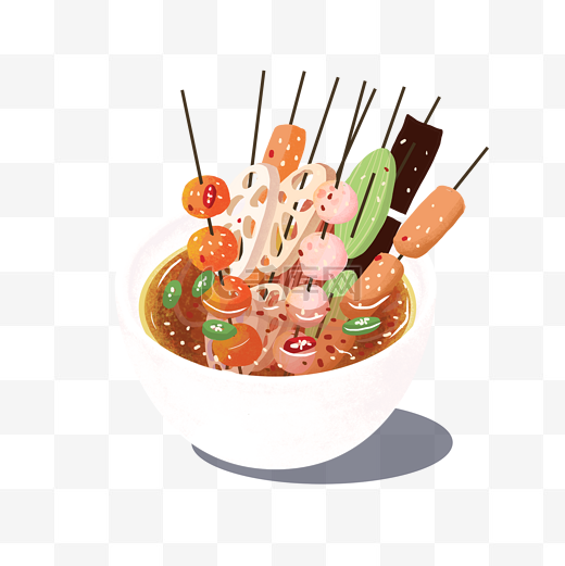 四川特色串串美食图片