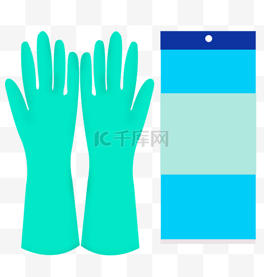 环保保洁手套 图片