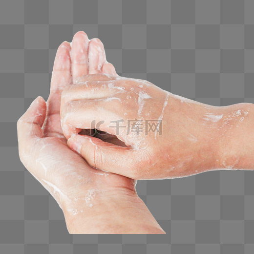 疫情清洁手心洗手图片